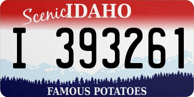 ID license plate I393261