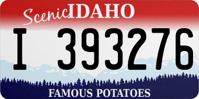 ID license plate I393276