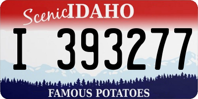 ID license plate I393277