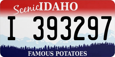 ID license plate I393297