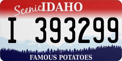 ID license plate I393299