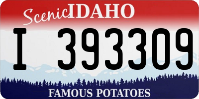 ID license plate I393309