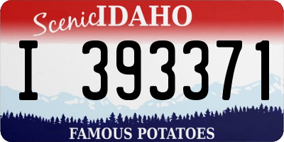 ID license plate I393371