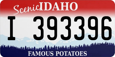 ID license plate I393396