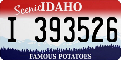 ID license plate I393526