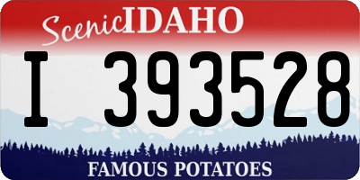 ID license plate I393528
