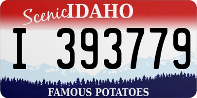 ID license plate I393779