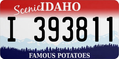 ID license plate I393811
