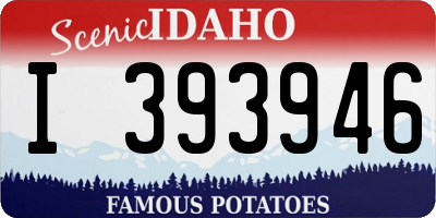 ID license plate I393946