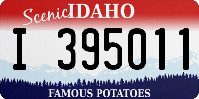 ID license plate I395011