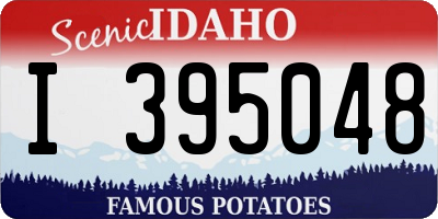 ID license plate I395048