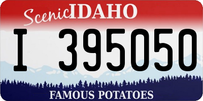 ID license plate I395050