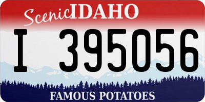 ID license plate I395056