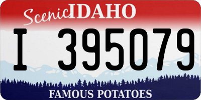 ID license plate I395079