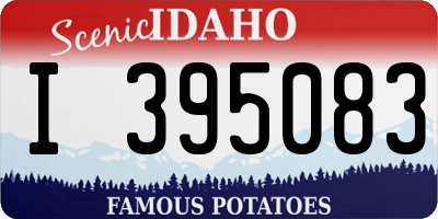 ID license plate I395083