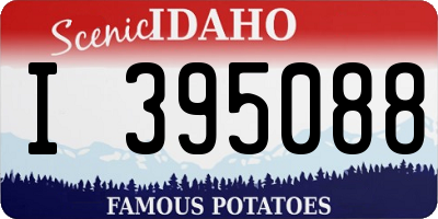 ID license plate I395088