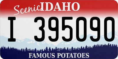 ID license plate I395090