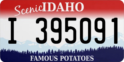 ID license plate I395091