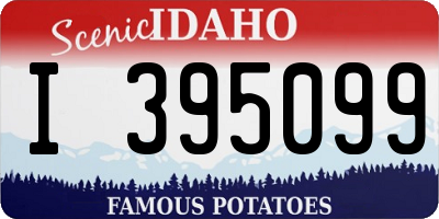 ID license plate I395099