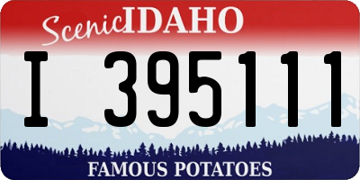 ID license plate I395111