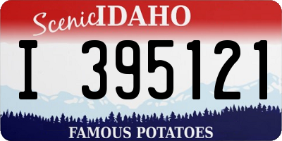 ID license plate I395121