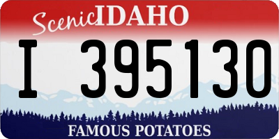 ID license plate I395130