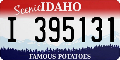 ID license plate I395131
