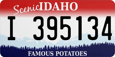 ID license plate I395134