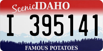 ID license plate I395141