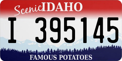 ID license plate I395145