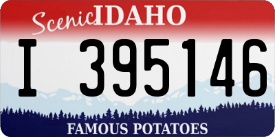 ID license plate I395146