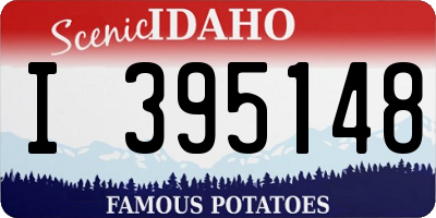 ID license plate I395148