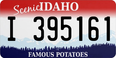 ID license plate I395161