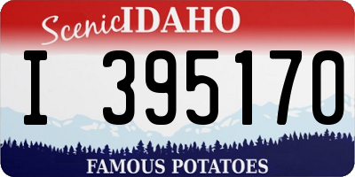 ID license plate I395170