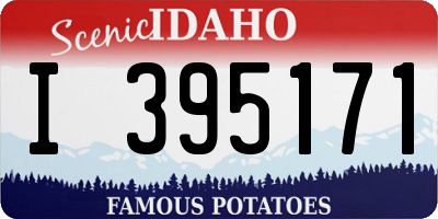 ID license plate I395171