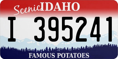 ID license plate I395241