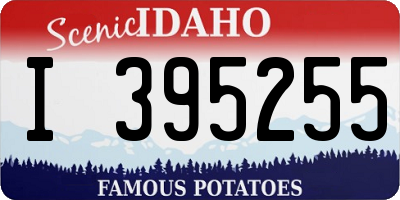 ID license plate I395255