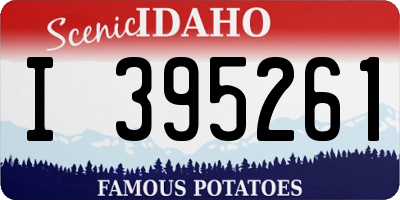 ID license plate I395261
