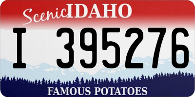 ID license plate I395276