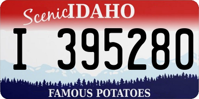 ID license plate I395280