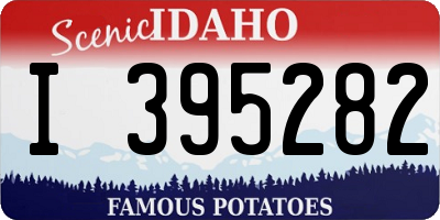 ID license plate I395282