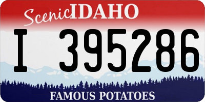 ID license plate I395286