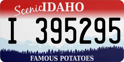 ID license plate I395295