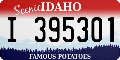 ID license plate I395301