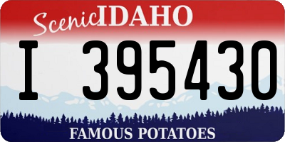 ID license plate I395430