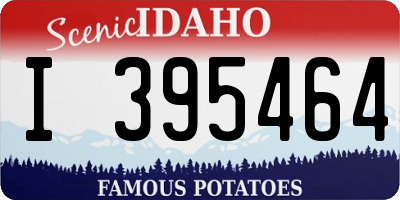 ID license plate I395464