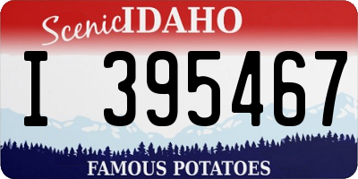 ID license plate I395467