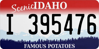 ID license plate I395476