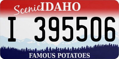 ID license plate I395506