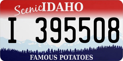 ID license plate I395508